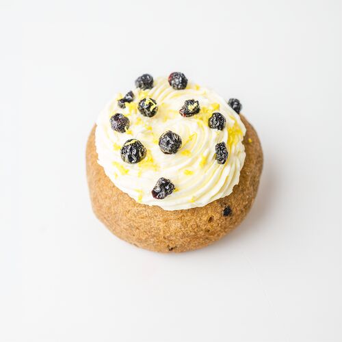 Lemon Blueberry Donut image