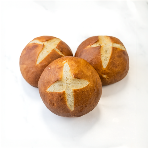 Nantucket Baking Company Pretzel Hamburger Buns