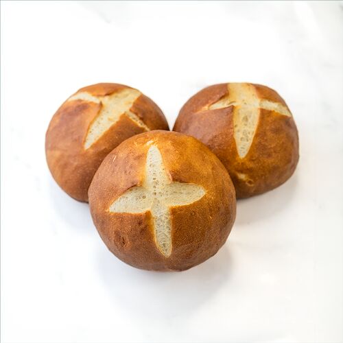 Pretzel Hamburg Buns - 6 pack image