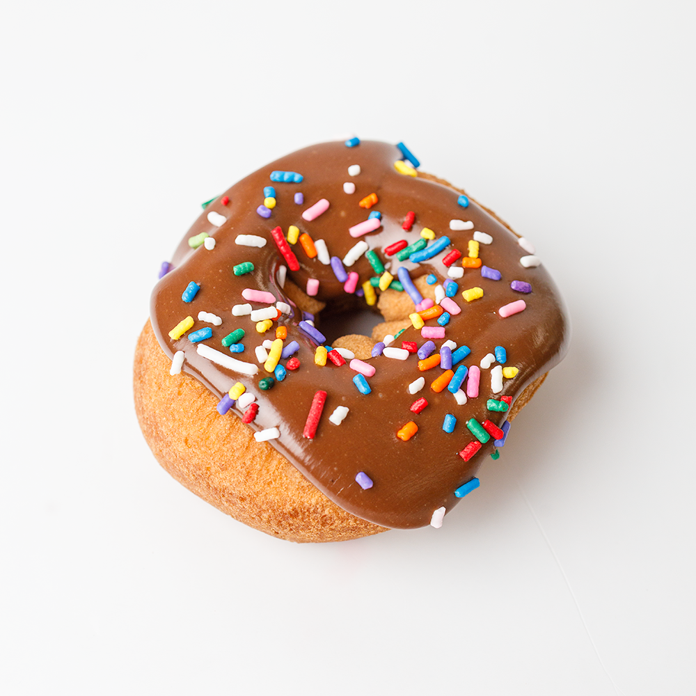 Chocolate Frosted with Sprinkles image